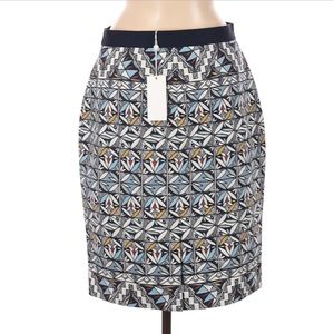 NEW!! TORY BURCH- RIVIERA BLUE ACOMA SKIRT SIZE-XS